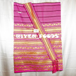 A138 KAIN TAPIS ABUNG TAJUK AYUN BAHAN PINK STABILO